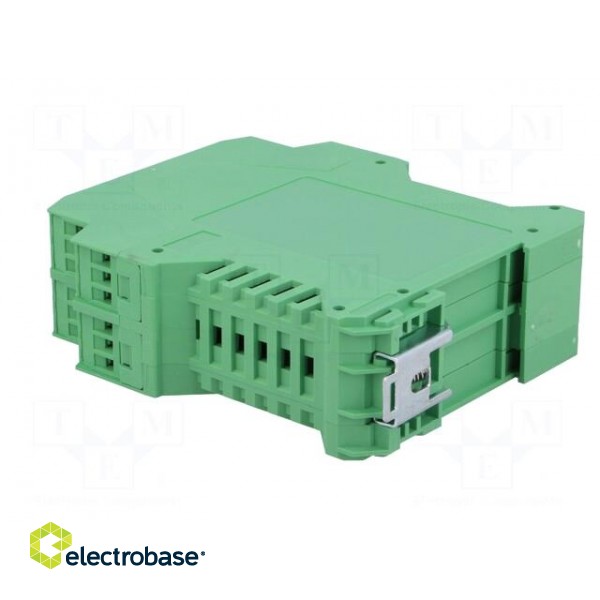 Enclosure: for DIN rail mounting | polyamide | green | terminals: 24 фото 4