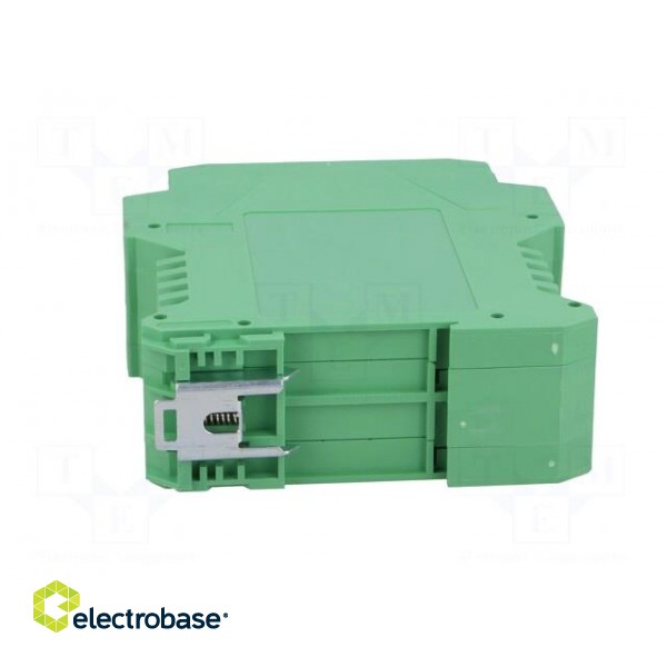 Enclosure: for DIN rail mounting | polyamide | green | terminals: 24 фото 5
