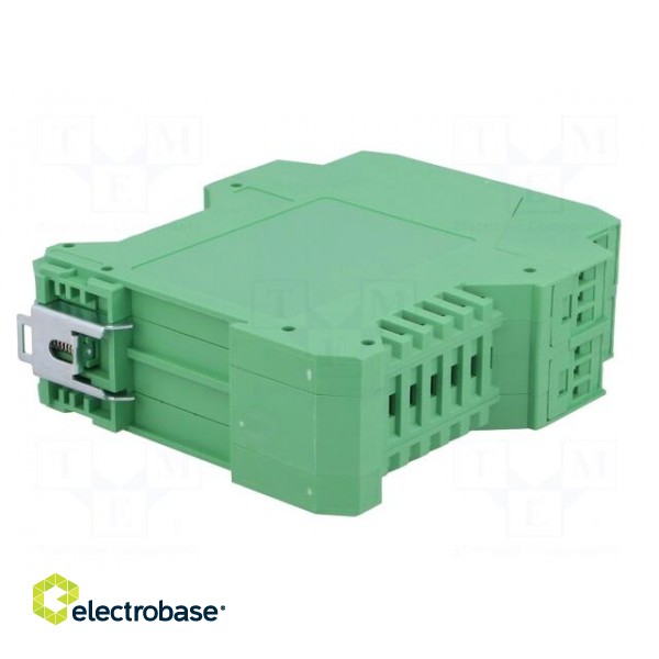 Enclosure: for DIN rail mounting | polyamide | green | terminals: 24 фото 6