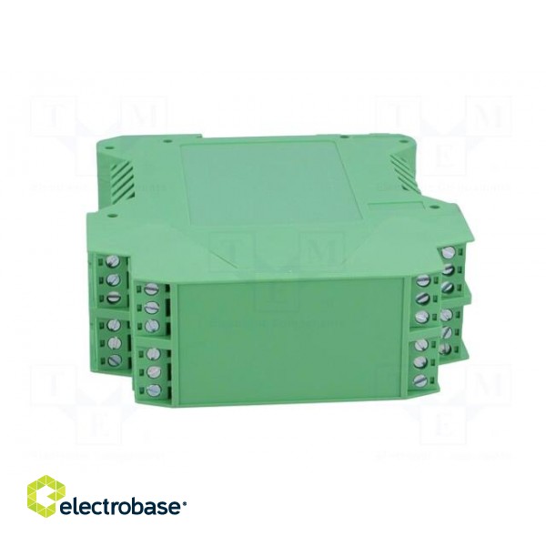 Enclosure: for DIN rail mounting | polyamide | green | terminals: 24 image 9