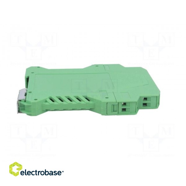 Enclosure: for DIN rail mounting | polyamide | green | terminals: 8 image 8