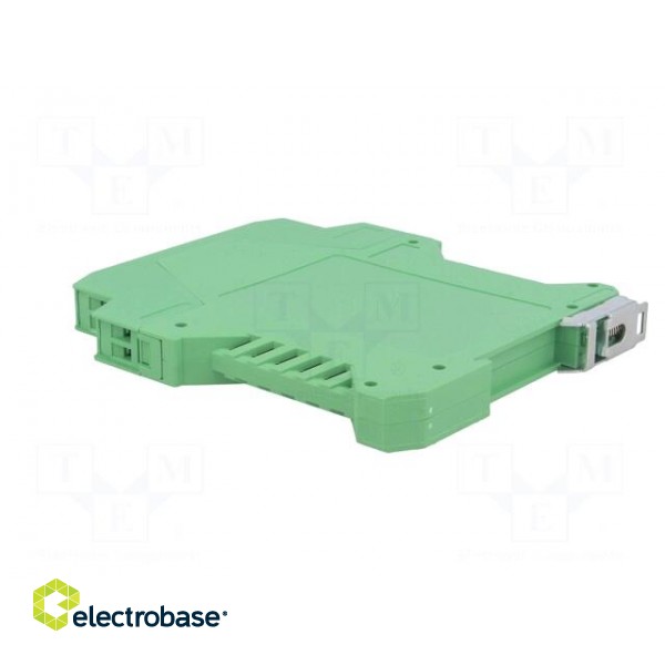 Enclosure: for DIN rail mounting | polyamide | green | terminals: 8 фото 5