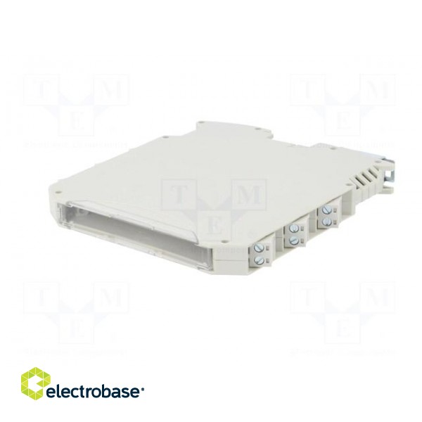 Enclosure: for DIN rail mounting | polyamide | grey | UL94V-0 image 2