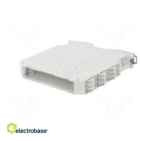 Enclosure: for DIN rail mounting | polyamide | grey | UL94V-0 image 3