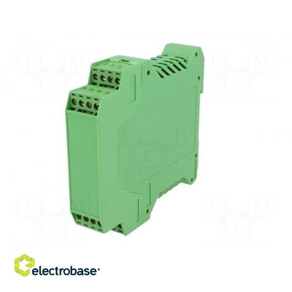 Enclosure: for DIN rail mounting | Y: 100mm | X: 22.5mm | Z: 113.5mm image 2