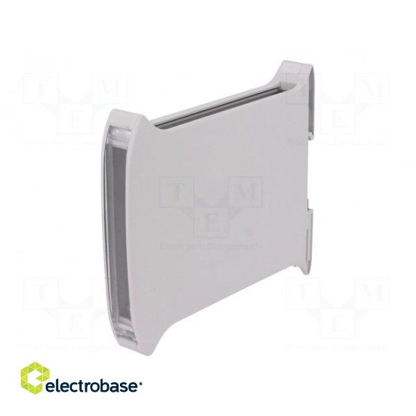 Enclosure: for DIN rail mounting | Y: 101mm | X: 12mm | Z: 119mm | ABS image 1