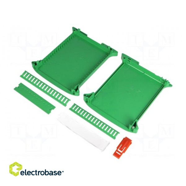 Enclosure: for DIN rail mounting | Y: 101mm | X: 22.5mm | Z: 120mm image 2