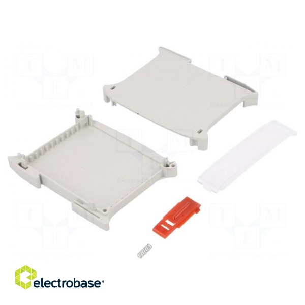 Enclosure: for DIN rail mounting | Y: 101mm | X: 22.5mm | Z: 80.5mm image 1