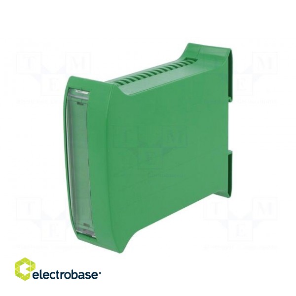 Enclosure: for DIN rail mounting | Y: 101mm | X: 35mm | Z: 120mm | green image 1