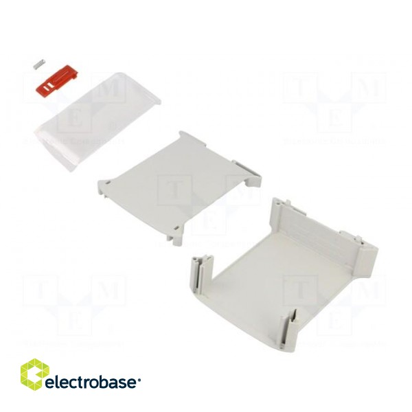Enclosure: for DIN rail mounting | Y: 101mm | X: 45mm | Z: 119.5mm image 1