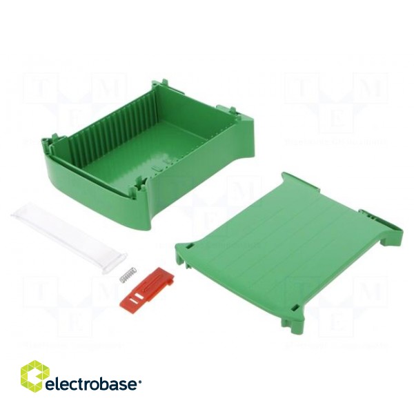 Enclosure: for DIN rail mounting | Y: 101mm | X: 45mm | Z: 119mm | green image 2
