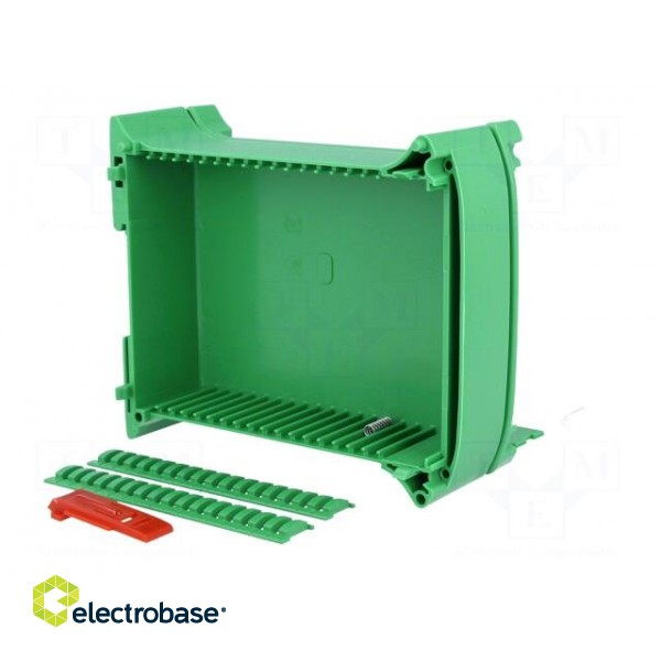 Enclosure: for DIN rail mounting | Y: 101mm | X: 45mm | Z: 120mm | green image 8