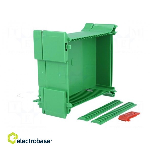 Enclosure: for DIN rail mounting | Y: 101mm | X: 45mm | Z: 120mm | green image 6