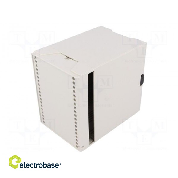 Enclosure: for DIN rail mounting | Y: 109mm | X: 100mm | Z: 75mm | ABS фото 1