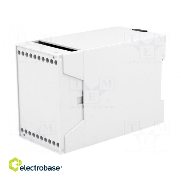 Enclosure: for DIN rail mounting | Y: 109mm | X: 55mm | Z: 75mm | ABS фото 1