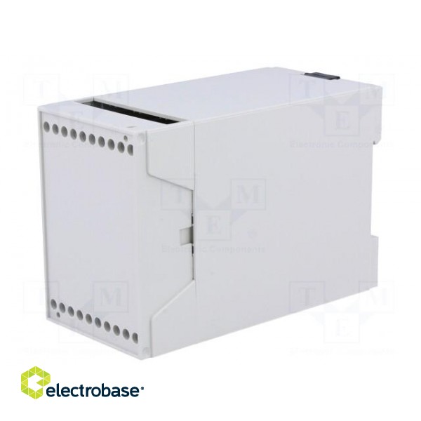 Enclosure: for DIN rail mounting | Y: 109mm | X: 55mm | Z: 75mm | ABS фото 2