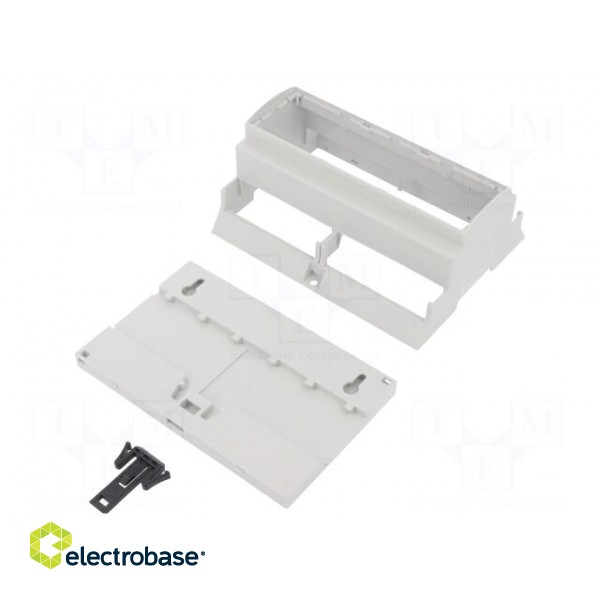 Enclosure: for DIN rail mounting | Y: 142mm | X: 62mm | Z: 110mm image 2
