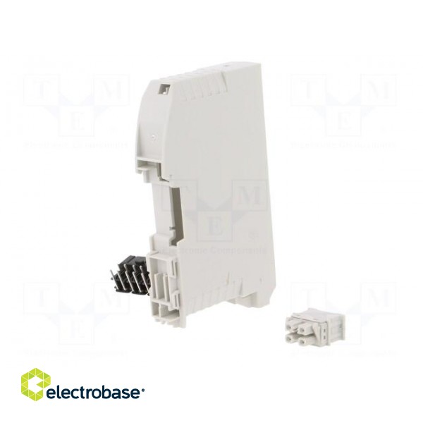 Enclosure: for DIN rail mounting | Y: 113.3mm | X: 18.8mm | Z: 77mm image 6