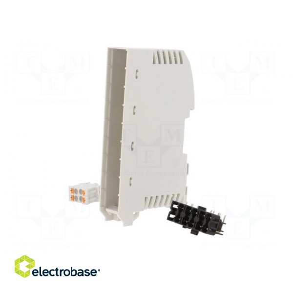 Enclosure: for DIN rail mounting | Y: 113.3mm | X: 18.8mm | Z: 77mm image 2