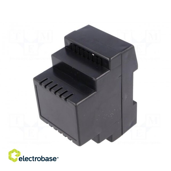 Enclosure: for DIN rail mounting | Y: 53mm | X: 91mm | Z: 70mm | ABS paveikslėlis 1