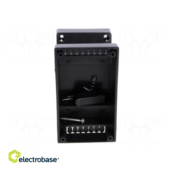Enclosure: for DIN rail mounting | Y: 53mm | X: 91mm | Z: 70mm | ABS image 3