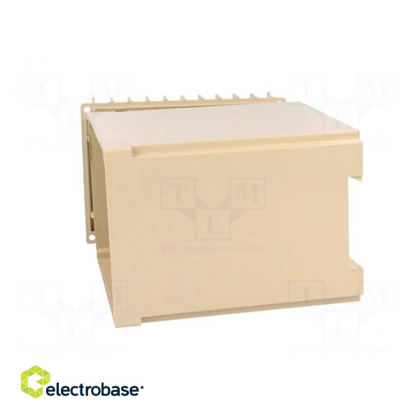 Enclosure: for DIN rail mounting | Y: 70mm | X: 100mm | Z: 112.6mm | ABS image 3