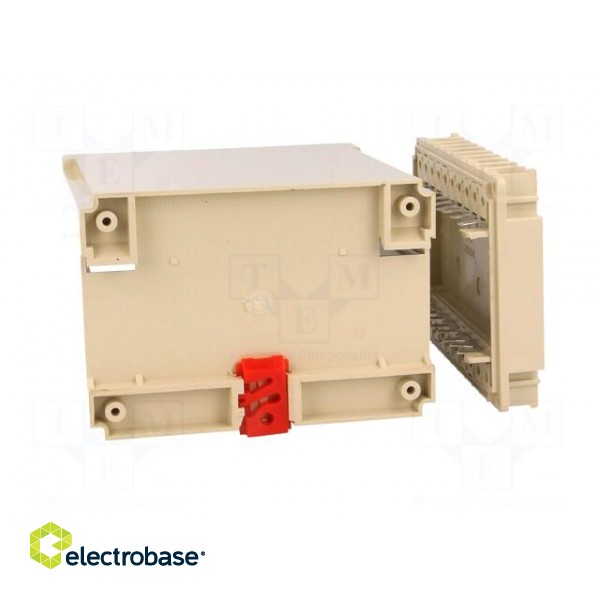 Enclosure: for DIN rail mounting | Y: 70mm | X: 100mm | Z: 112.6mm | ABS фото 5