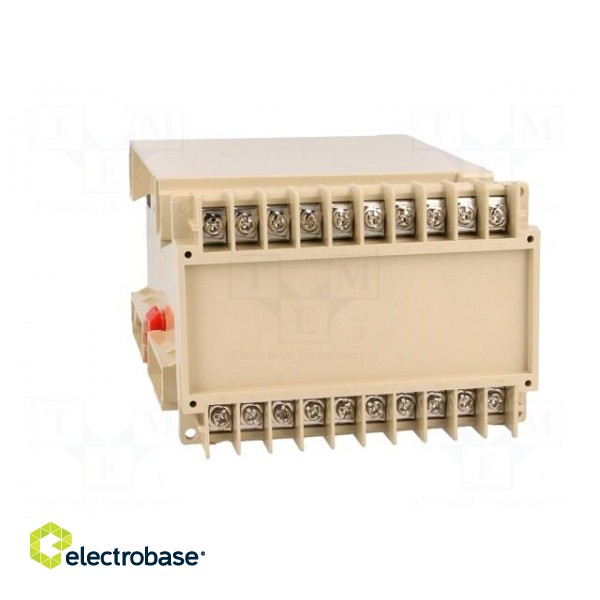 Enclosure: for DIN rail mounting | Y: 70mm | X: 100mm | Z: 112.6mm | ABS image 7