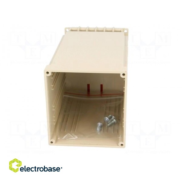Enclosure: for DIN rail mounting | Y: 70mm | X: 65mm | Z: 112.6mm | ABS image 3