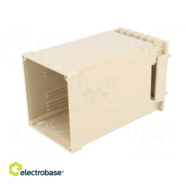 Enclosure: for DIN rail mounting | Y: 70mm | X: 65mm | Z: 112.6mm | ABS image 4