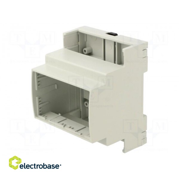 Enclosure: for DIN rail mounting | Y: 71mm | X: 89mm | Z: 65mm | ABS paveikslėlis 1