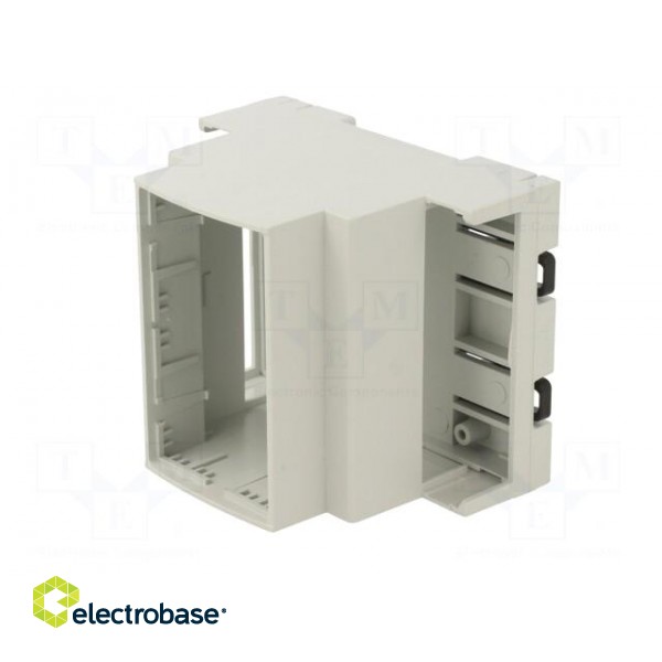 Enclosure: for DIN rail mounting | Y: 71mm | X: 89mm | Z: 65mm | ABS image 2
