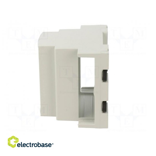 Enclosure: for DIN rail mounting | Y: 71mm | X: 89mm | Z: 65mm | ABS image 3