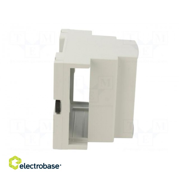 Enclosure: for DIN rail mounting | Y: 71mm | X: 89mm | Z: 65mm | ABS image 7