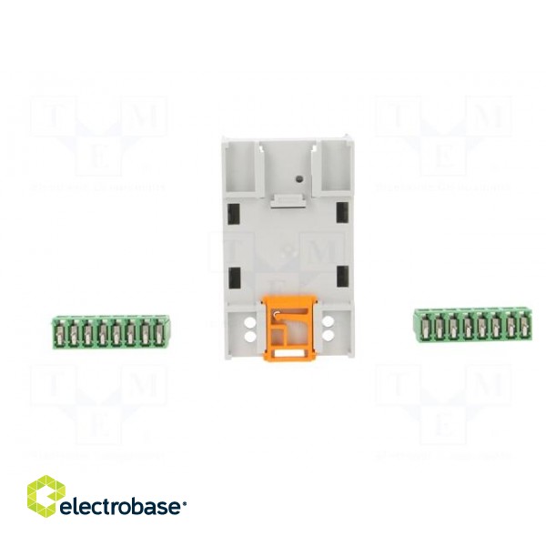 Enclosure: for DIN rail mounting | Y: 75.4mm | X: 45mm | Z: 53.5mm | ABS image 5