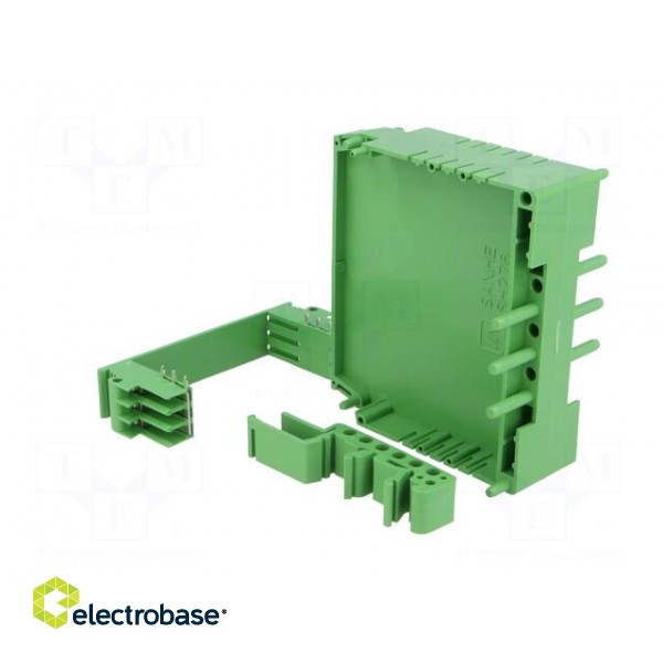 Enclosure: for DIN rail mounting | Y: 79.5mm | X: 25mm | Z: 74mm image 4