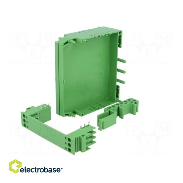 Enclosure: for DIN rail mounting | Y: 79.5mm | X: 25mm | Z: 74mm image 2