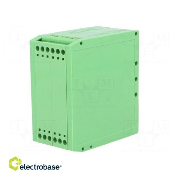 Enclosure: for DIN rail mounting | Y: 79.5mm | X: 40mm | Z: 74mm image 2