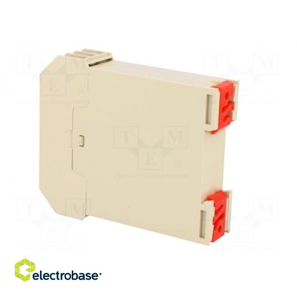 Enclosure: for DIN rail mounting | Y: 81.8mm | X: 22.5mm | Z: 99mm | ABS фото 4
