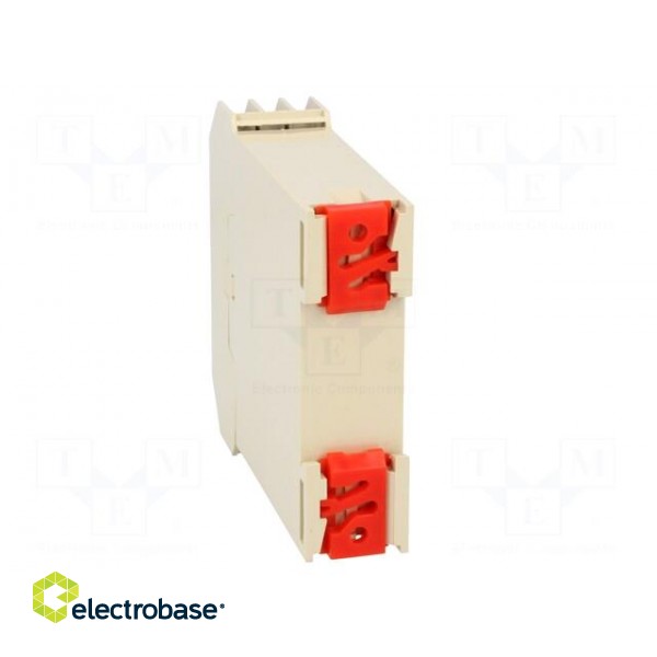 Enclosure: for DIN rail mounting | Y: 81.8mm | X: 22.5mm | Z: 99mm | ABS image 5