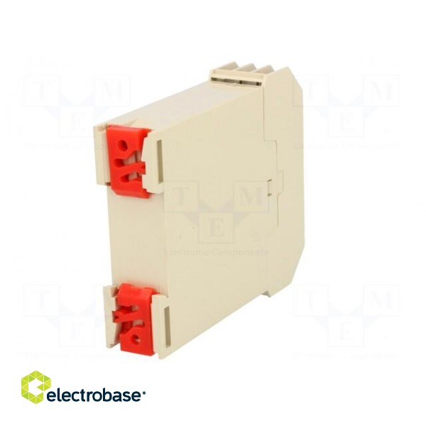 Enclosure: for DIN rail mounting | Y: 81.8mm | X: 22.5mm | Z: 99mm | ABS image 6