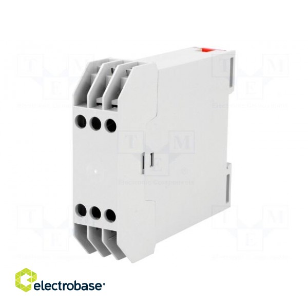 Enclosure: for DIN rail mounting | Y: 81.8mm | X: 22.5mm | Z: 99mm | ABS image 1