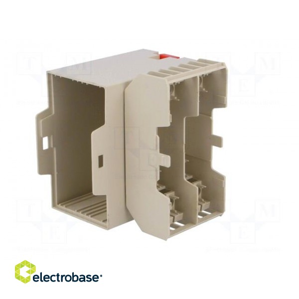 Enclosure: for DIN rail mounting | Y: 81.8mm | X: 45mm | Z: 99mm | ABS image 4