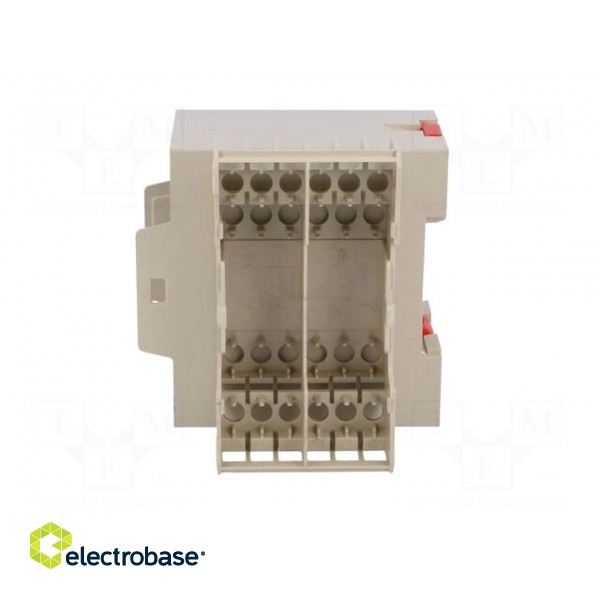 Enclosure: for DIN rail mounting | Y: 81.8mm | X: 45mm | Z: 99mm | ABS image 5