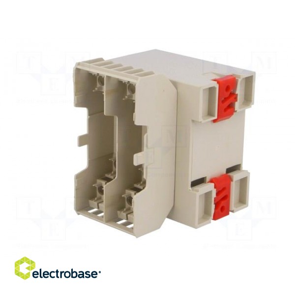 Enclosure: for DIN rail mounting | Y: 81.8mm | X: 45mm | Z: 99mm | ABS фото 6