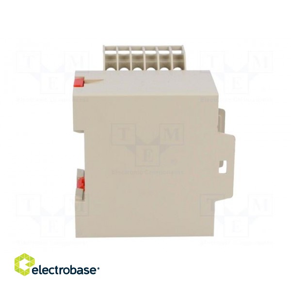 Enclosure: for DIN rail mounting | Y: 81.8mm | X: 45mm | Z: 99mm | ABS image 9