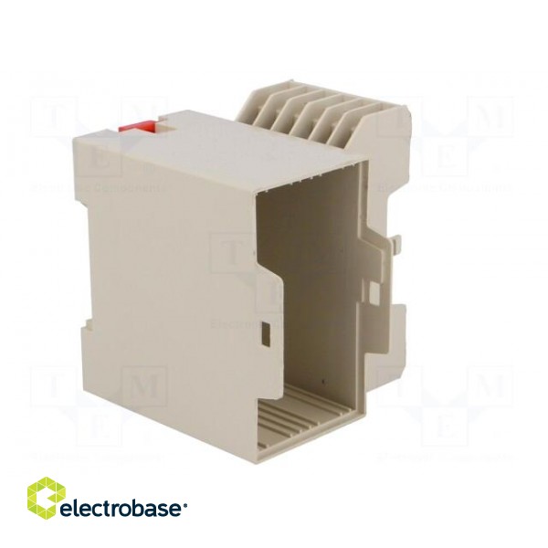 Enclosure: for DIN rail mounting | Y: 81.8mm | X: 45mm | Z: 99mm | ABS фото 2