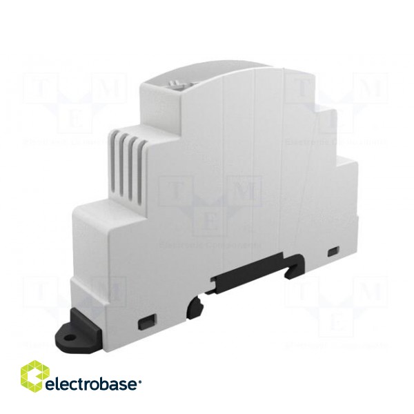 Enclosure: for DIN rail mounting | Y: 88.2mm | X: 18mm | Z: 62mm | grey