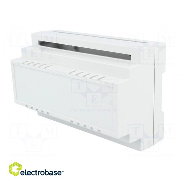 Enclosure: for DIN rail mounting | Y: 88mm | X: 138mm | Z: 62mm | ABS image 2