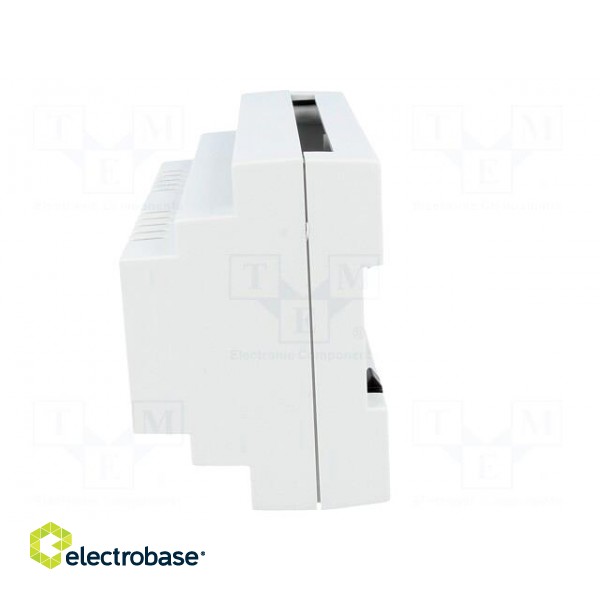 Enclosure: for DIN rail mounting | Y: 88mm | X: 138mm | Z: 62mm | ABS image 3